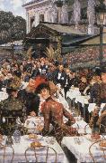 James Tissot The painters and their Waves oil painting